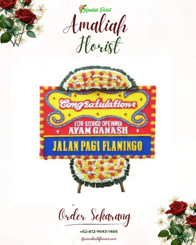 Bunga Papan Congratulation di Mentaos